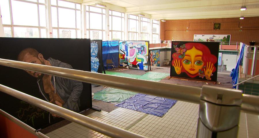 Khrôma: une exposition d'art urbain à l'Ancienne Piscine de Hannut