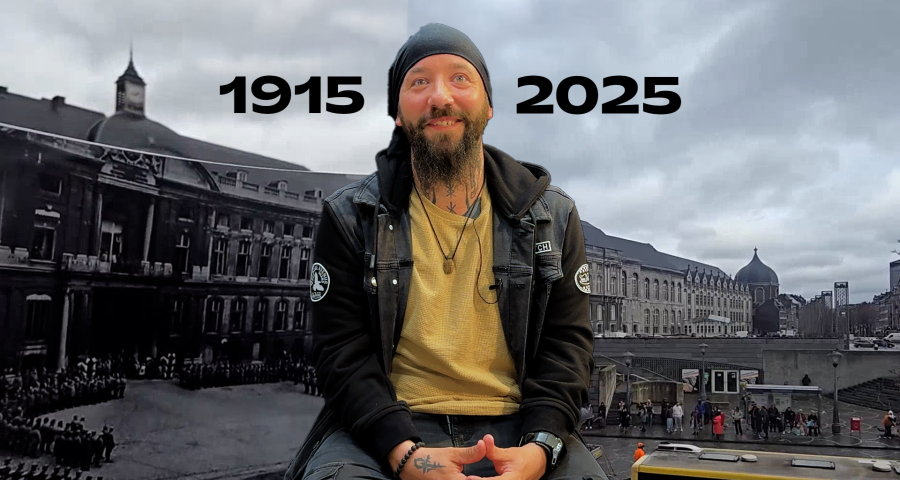 Anthony replonge dans l'histoire de Liège au travers de vidéos