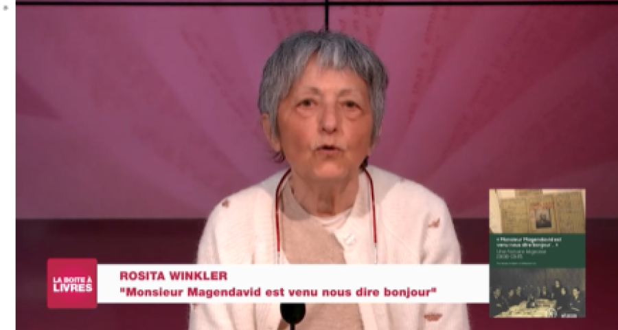 La Boîte à livres : Rosita Winkler et Déborah Gol : Monsieur Magendavid est venu nou sdire bonjour.