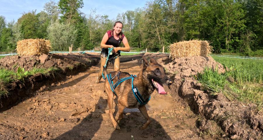 Trucs de Wouf relève le défi de la Woof Run