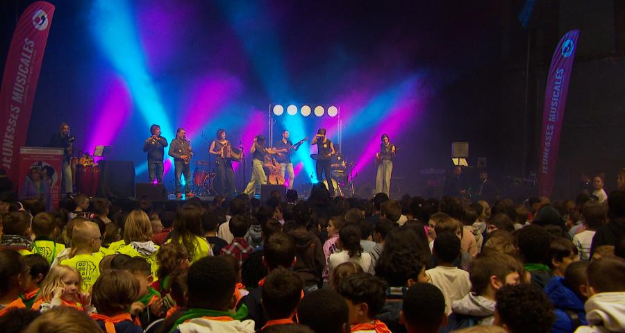 1600 enfants fêtent les 75 ans des Jeunesses Musicales de Liège