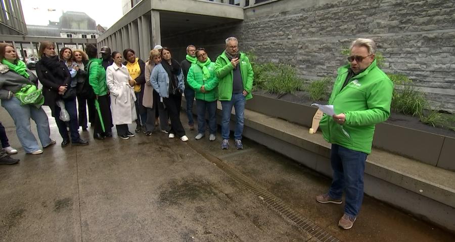 Les CPAS de la province étaient en grève ce jeudi