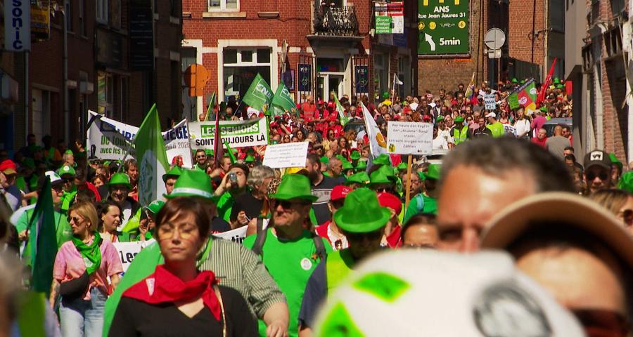 8000 manifestants à Liège pour la grève nationale