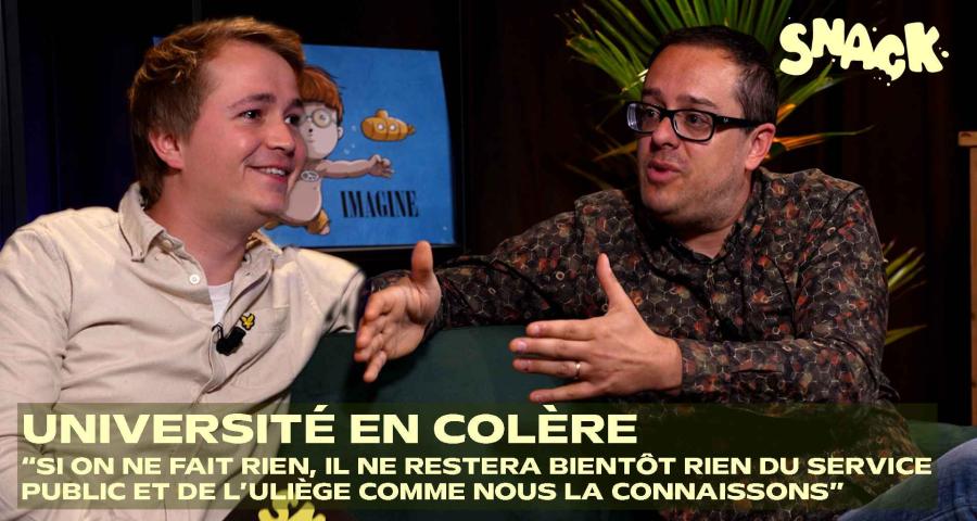 Snack - Un professeur de l'ULiège nous explique pourquoi les universités publiques risquent de baisser en qualité