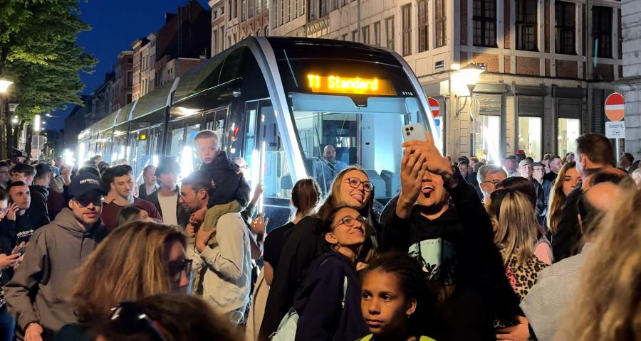 Le centre-ville de Liège a vibré pour la fête du tram samedi