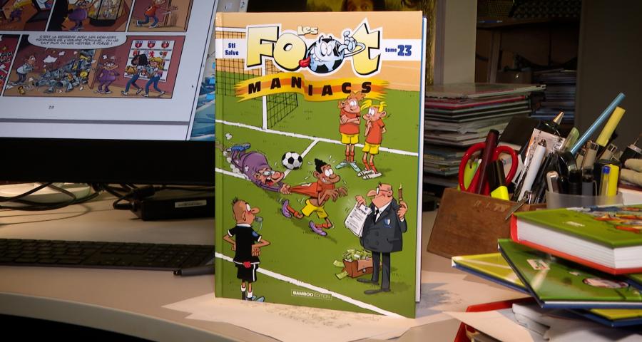 Foot Maniacs : la BD humoristique dessinée par le Liégeois Olivier Saive