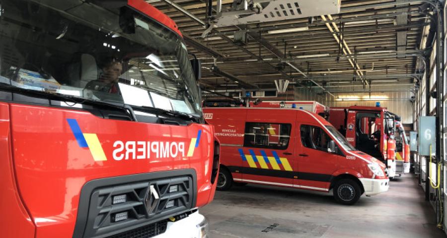 Angleur : incendie sur un site Seveso, le plan rouge activé