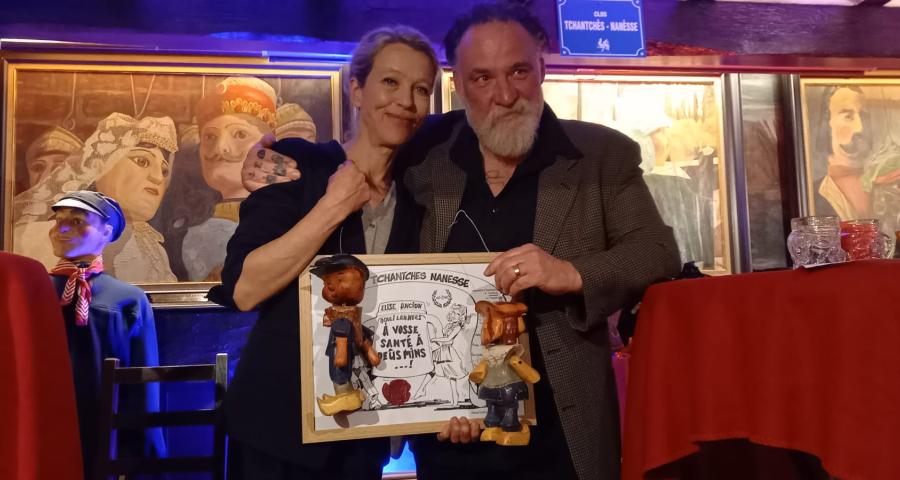 Bouli Lanners et Elise Ancion honorés par le prix Tchantchès et Nanesse
