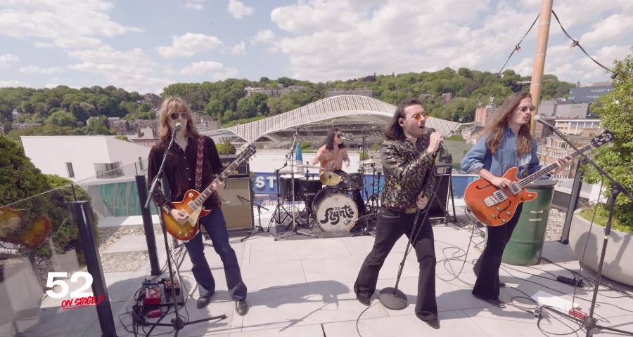 The Flynts sur le rooftop du YUST