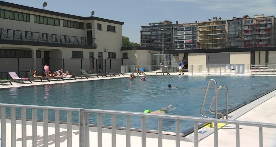 La piscine extérieure de Huy est ouverte