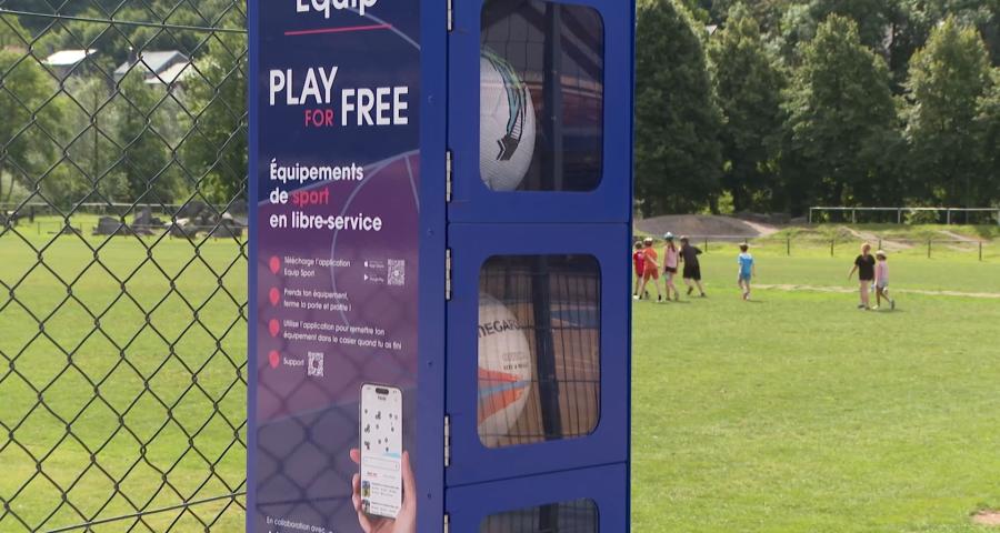 Emprunter un ballon de basket ou de rugby, c'est possible à Aywaille