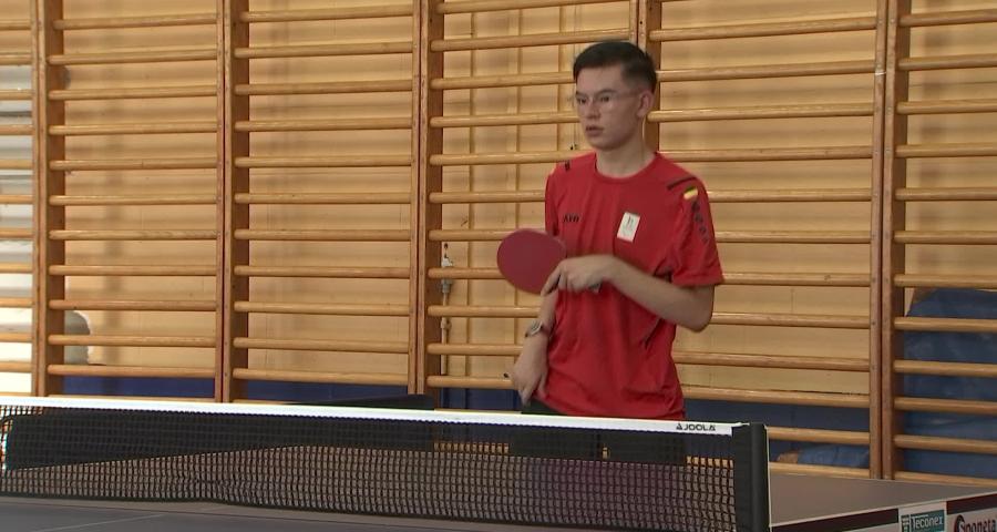 Corentin Radermecker, le déclic du ping