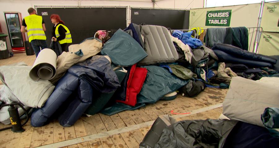 Les Ardentes : une seconde vie pour le matériel de camping abandonné