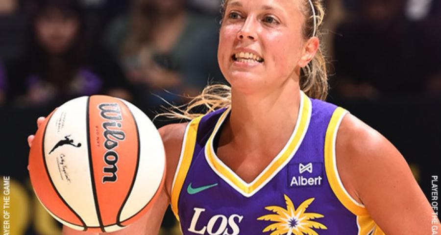 Julie Allemand entre dans l’histoire de la WNBA avec une prestation parfaite