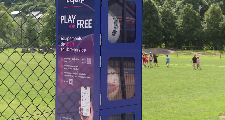 Emprunter un ballon de basket ou de rugby, c'est possible à Aywaille