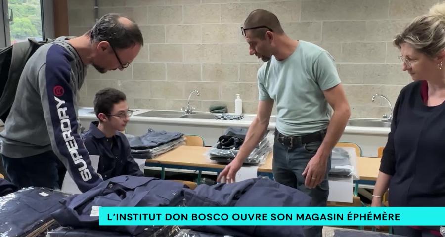 Un magasin éphémère à l'Institut Don Bosco