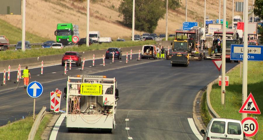 Fin des travaux sur l’E42 et sur l’E25 et nouvelle phase de chantier à Burenville