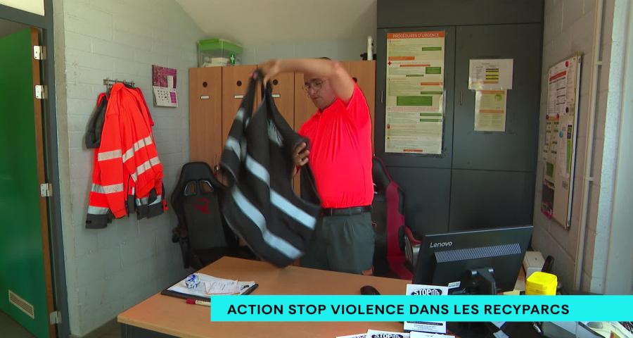Les recyparcs disent stop à la violence