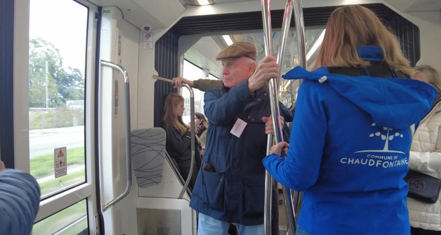 La commune de Chaudfontaine initie les seniors à prendre le tram