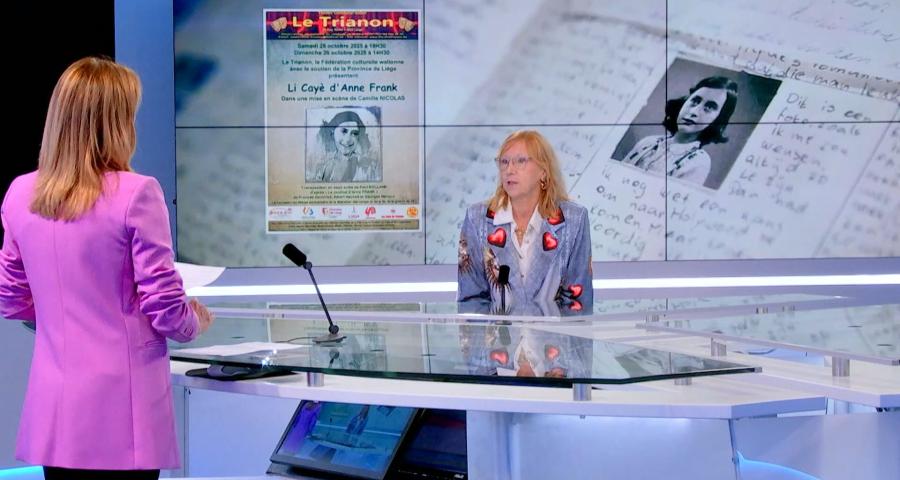 Les 25 et 26 octobre le théâtre du Trianon lance sa saison avec "Le journal d'Anne Frank"