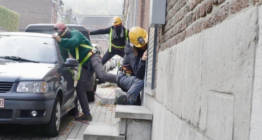 Nouvelle action des Activ'Huy'stes, cette fois centrée sur la mobilité piétonne