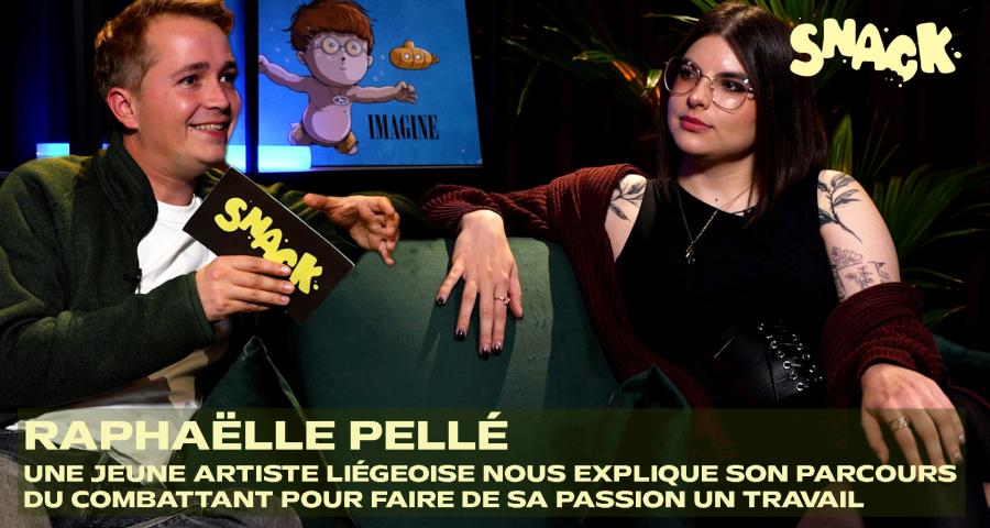 Snack - L'illustratrice Raphaëlle Pellé explique ses début, ses galères et le statut d'artiste en Belgique