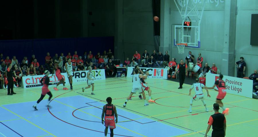 Tenace, le CB Liège aura résisté 30 minutes face au Spirou de Charleroi