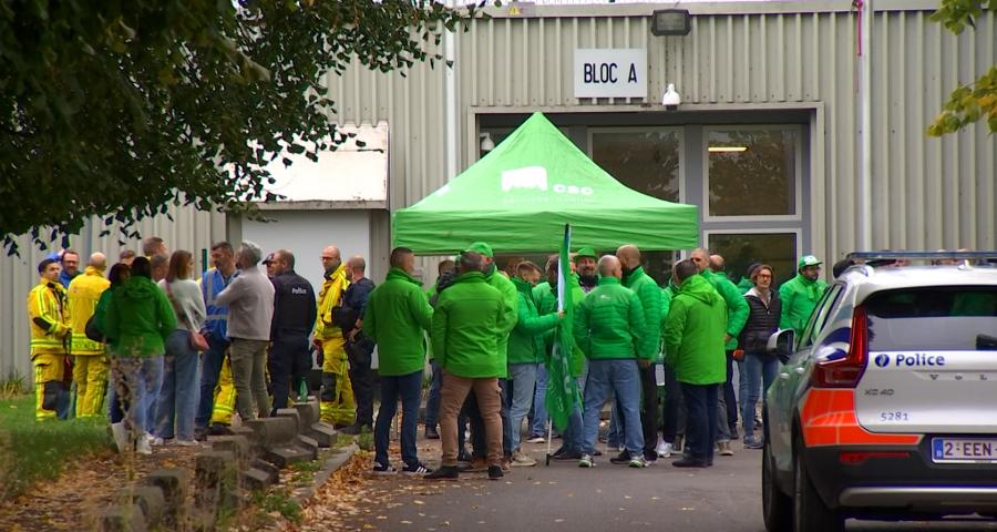 Lantin: Action solidaire commune des agents pénitentiaires et des pompiers