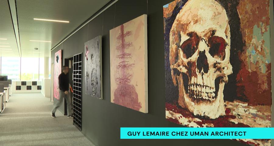 Guy Lemaire expose chez Uman Architect à Grâce-Hollogne