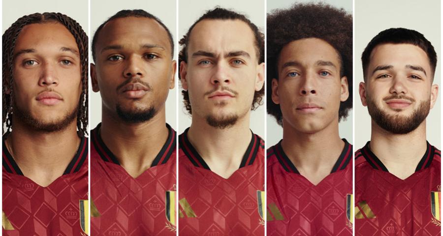 Les Diables Rouges avec 5 joueurs liégeois