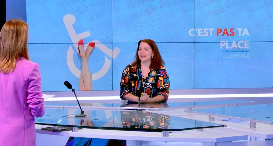 "C'est pas ta place" un court métrage sur le handicap invisible