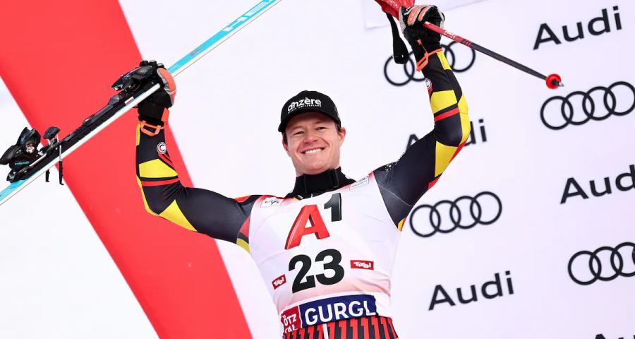 Ski alpin: une 2e place historique pour Armand Marchant