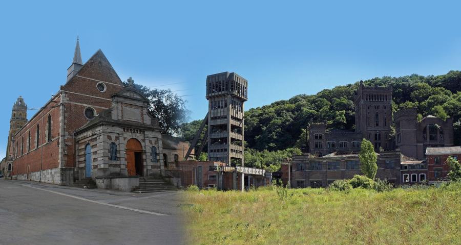 Travaux de rénovation pour l'église de la Sarte et le charbonnage du Hasard
