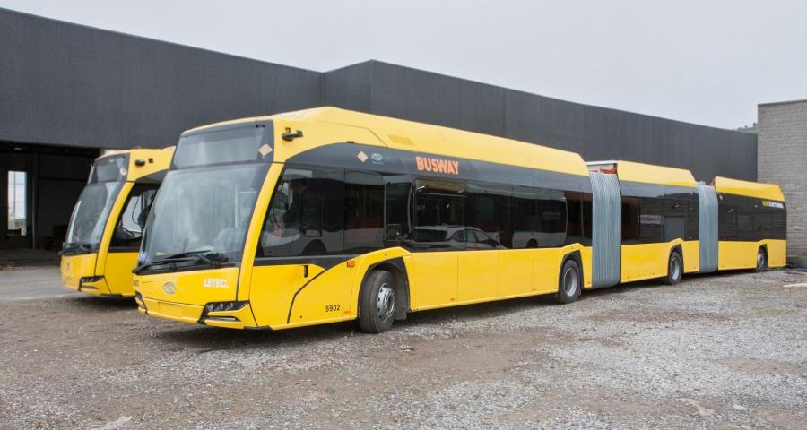 LETEC : les premiers tri-bus BHNS sont arrivés