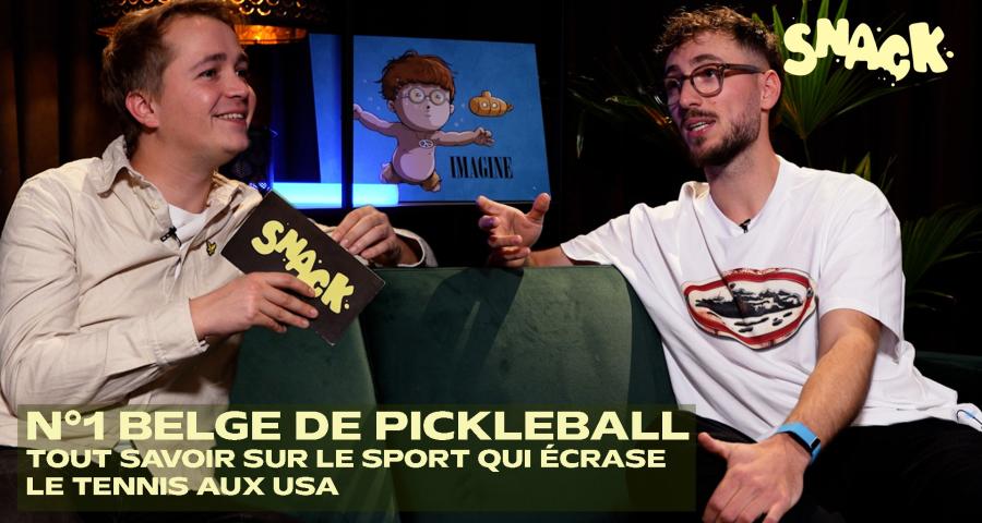 Snack - Pickleball: Boris Paque, n°1 belge, nous explique son ascension fulgurante et l'essor de ce sport