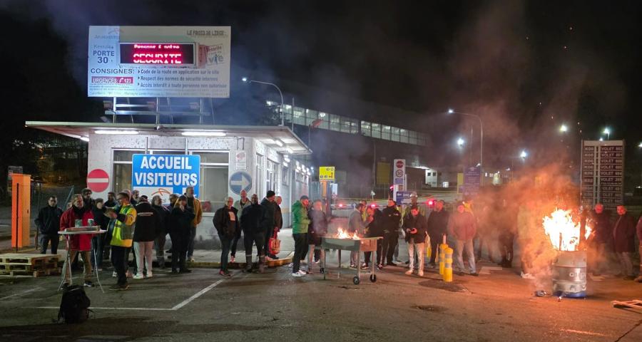 Arrêt de travail chez Kessales à Jemeppe