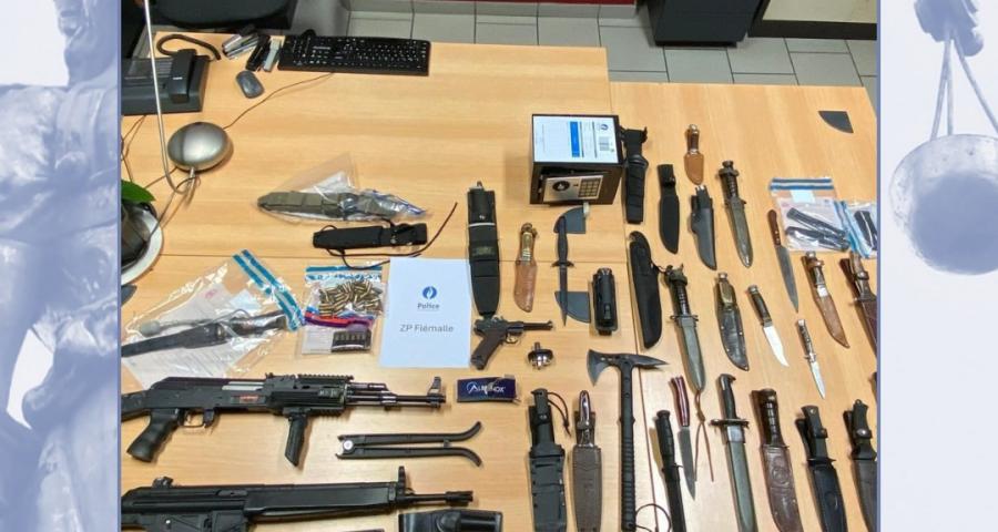 Coup de filet de la zone de police de Flémalle