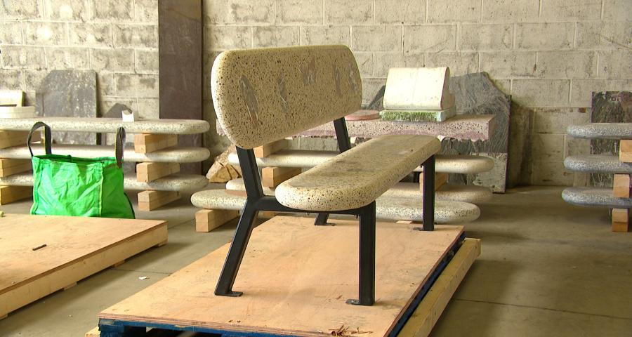 Bau-Regain à Herstal crée du mobilier urbain circulaire