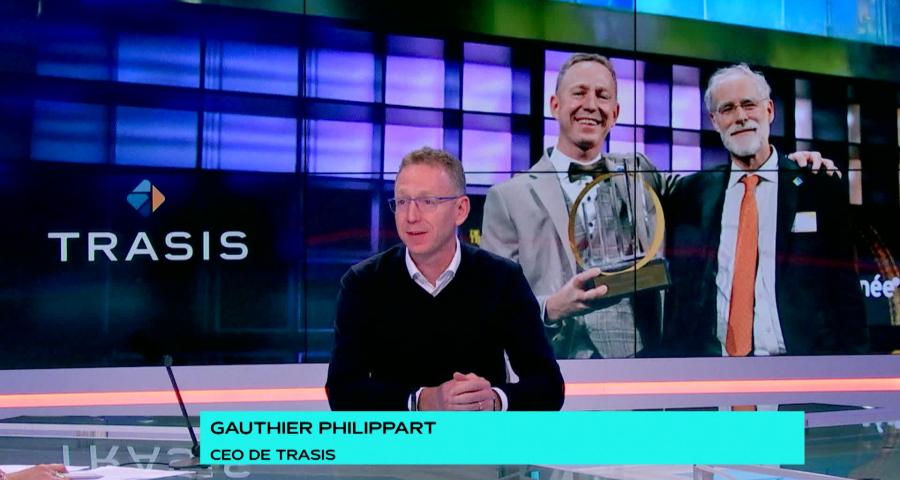 L'invité : Gauthier Philippart, CEO de Trasis (entreprise de l'année)
