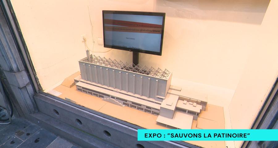 Exposition et pétition : "Sauvons la patinoire"