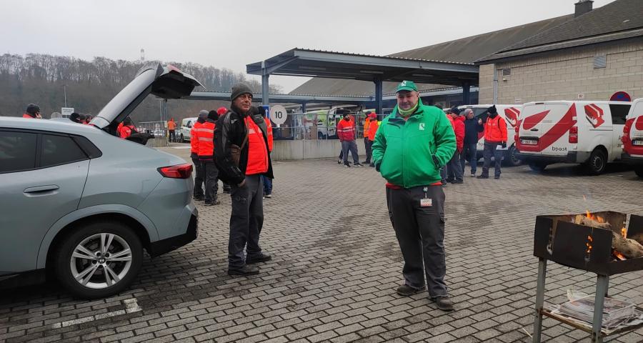 Suppression de tournées et arrêt de travail chez BPost Seraing