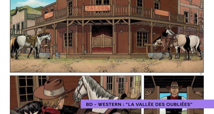 BD : Alain Henriet signe son 1er western "La vallée des Oubliées"