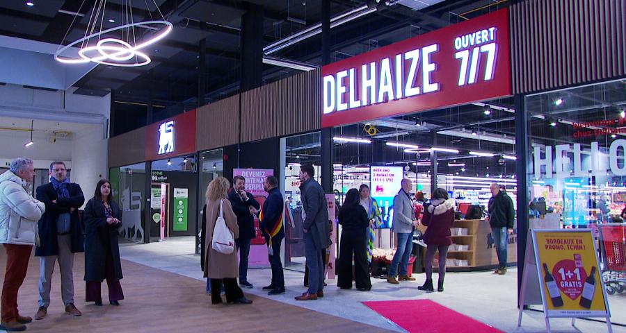 Delhaize s'installe au Shopping Cora