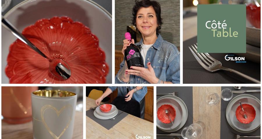 Quatre conseils pour une table de Saint-Valentin réussie !