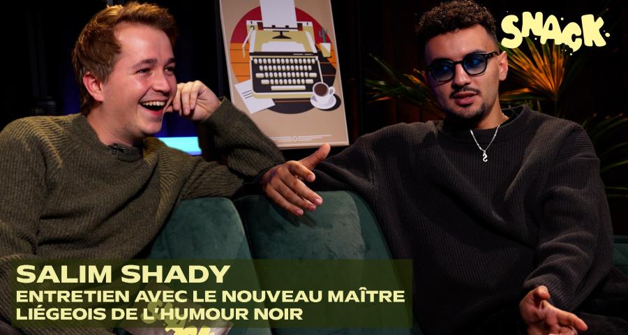 Snack - "Peut-on rire de tout ?": comment le liégeois Salim Shady a réussi à percer avec l'humour noir