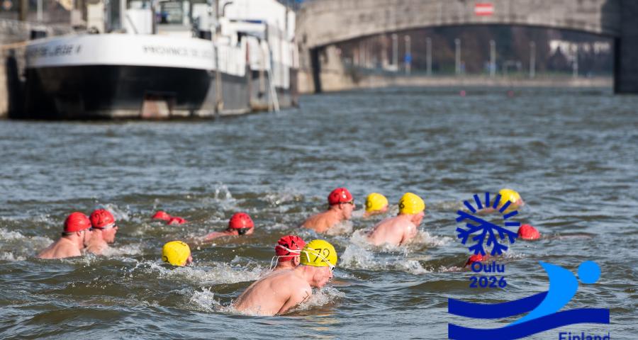 Des Hutois aux Mondiaux de nage en eaux glacées