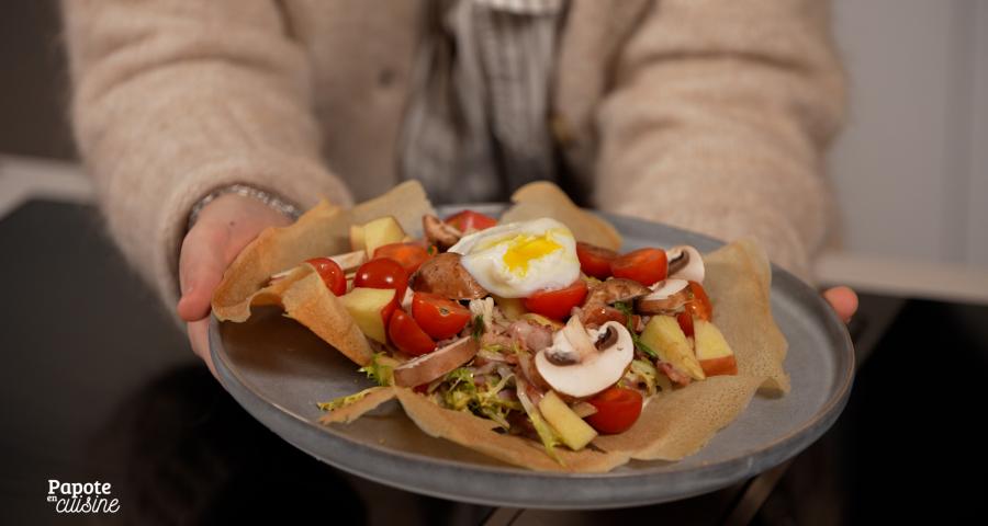 La frisée aux lardons