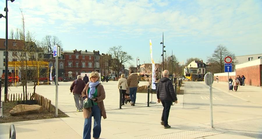 Inauguration de la Place de la Gare à Fléron