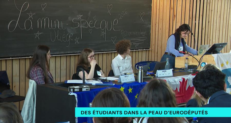 Des étudiants dans la peau d’eurodéputés