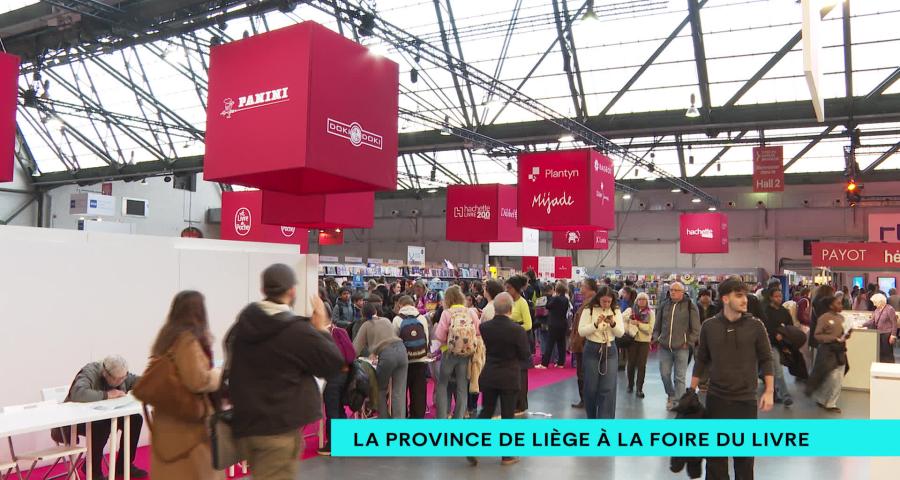 La province de Liège accompagne auteurs et éditeurs à la Foire du Livre